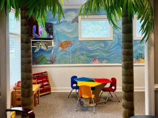 Cornerstone Children's Dentistry Charleston SC waiting room